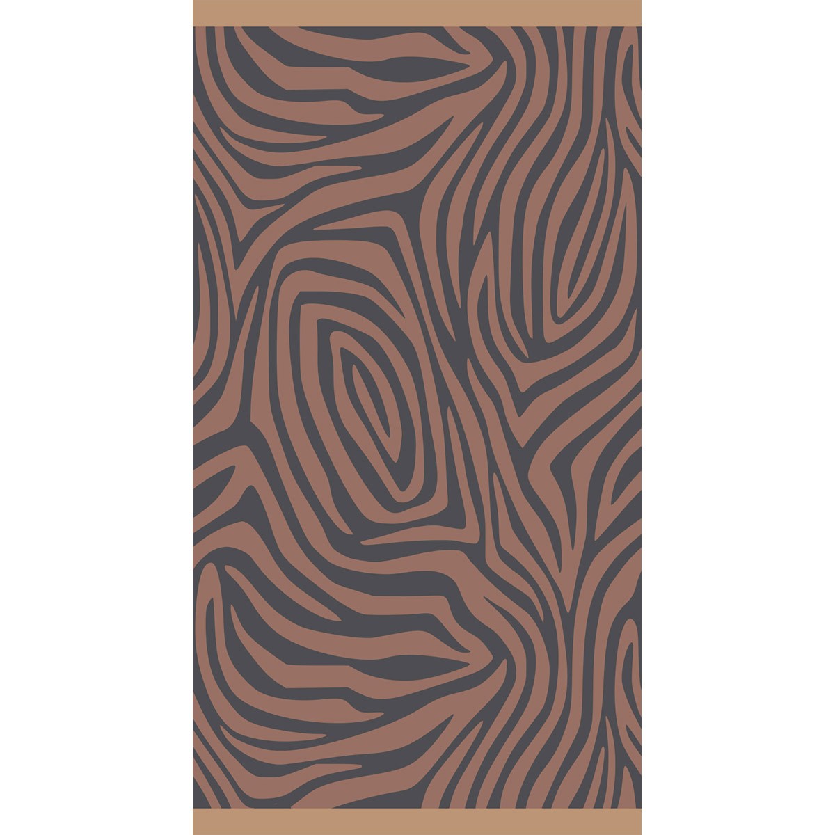 ΠΕΤΣΕΤΑ ΘΑΛΑΣΣΗΣ ZEBRA DARK GREY (86Χ160)