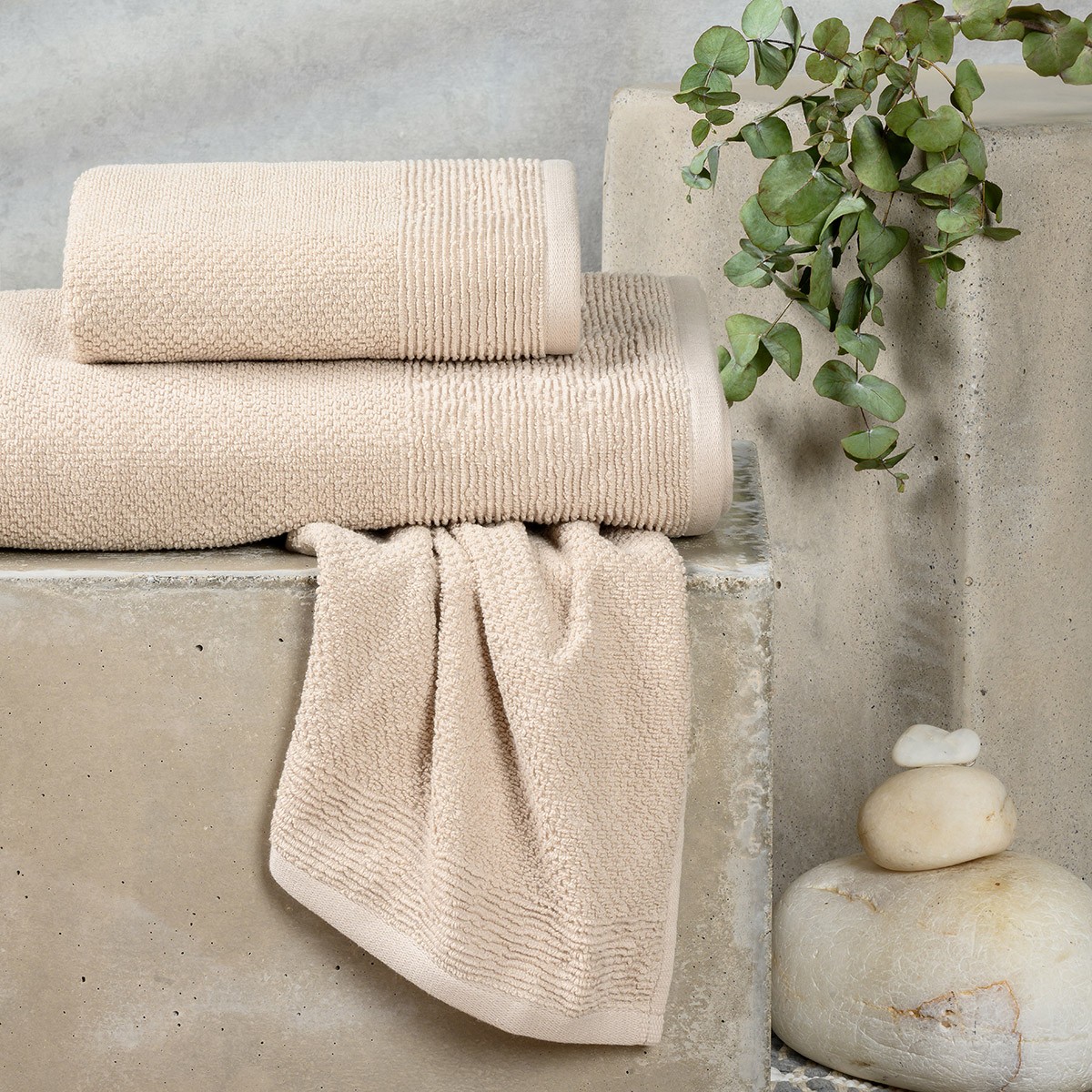 ΠΕΤΣΕΤΕΣ ΣΕΤ 3 ΤΕΜΑΧΙΩΝ HAUS BEIGE