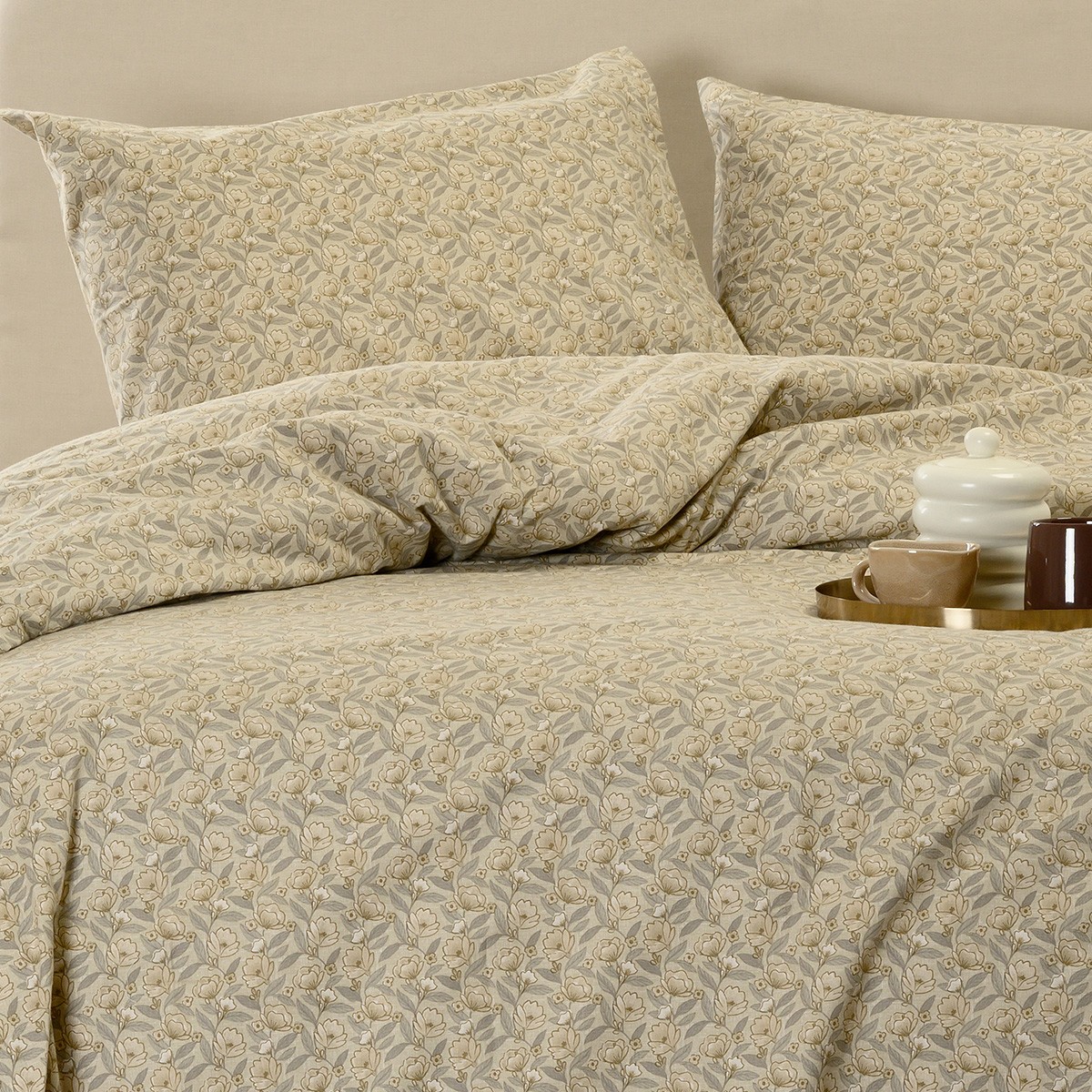 ΣΕΝΤΟΝΙ (ΣΕΤ 2 ΤΕΜ.) 120Χ200+32 ELSA BEIGE WINTER LINE MINI