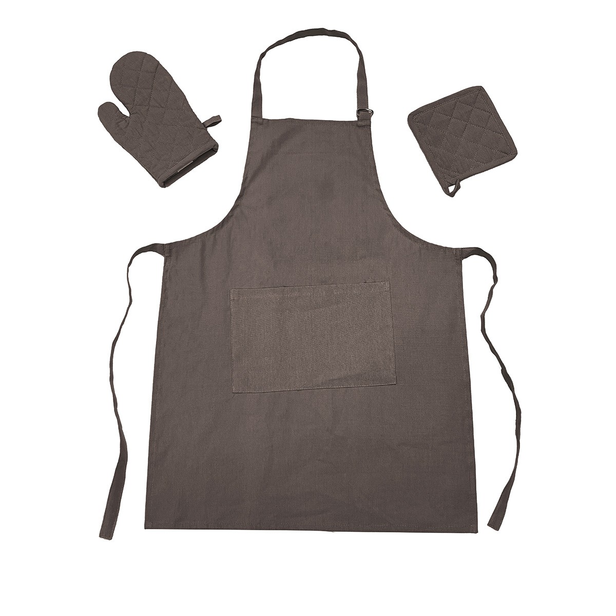 ΣΕΤ 3 ΤΕΜ. ΠΟΔΙΑ, ΠΙΑΣΤΡΑ & ΓΑΝΤΙ ZOE BROWN/GREY