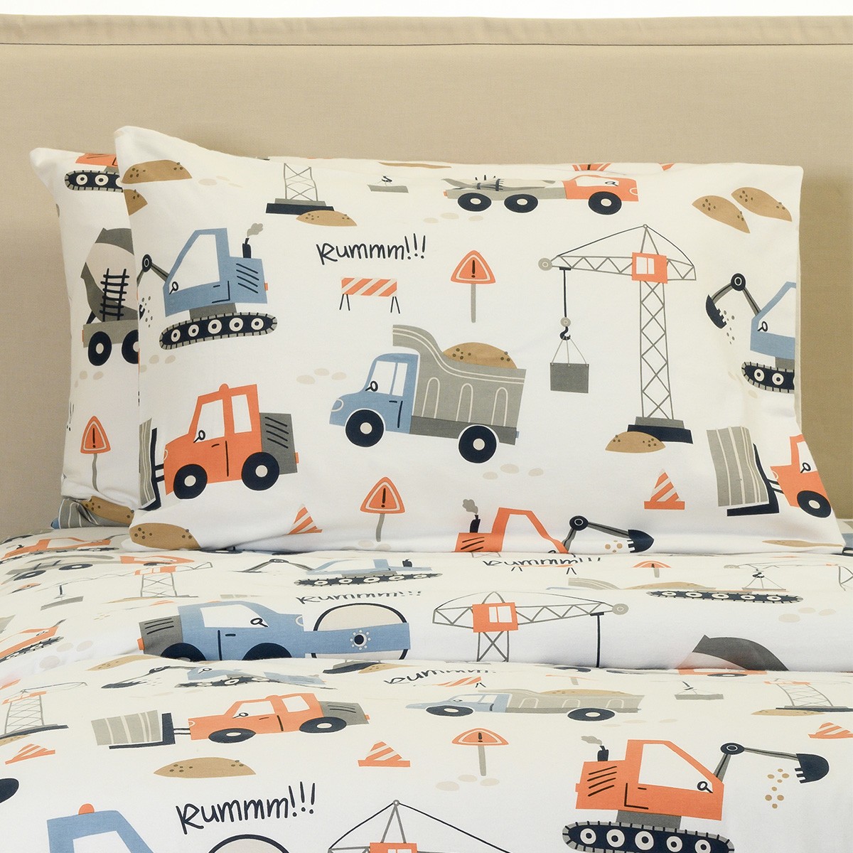 ΣΕΤ ΜΑΞΙΛΑΡΟΘΗΚΕΣ ΦΑΝΕΛΕΝΙΕΣ BOB WHITE (53X72) WINTER LINE KIDS