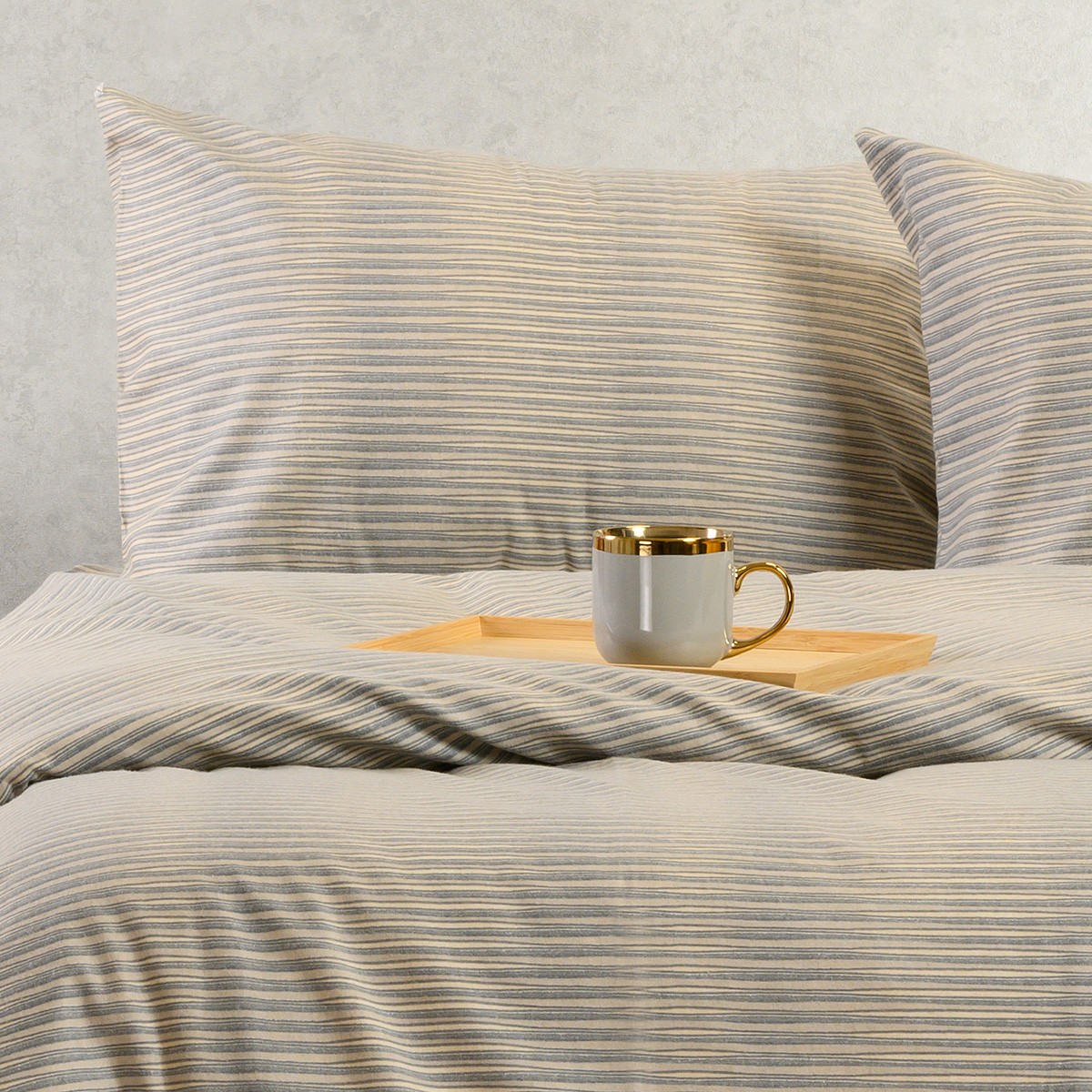 ΣΕΤ ΜΑΞΙΛΑΡΟΘΗΚΕΣ ΦΑΝΕΛΕΝΙΕΣ TRINITY GREY (53X72)