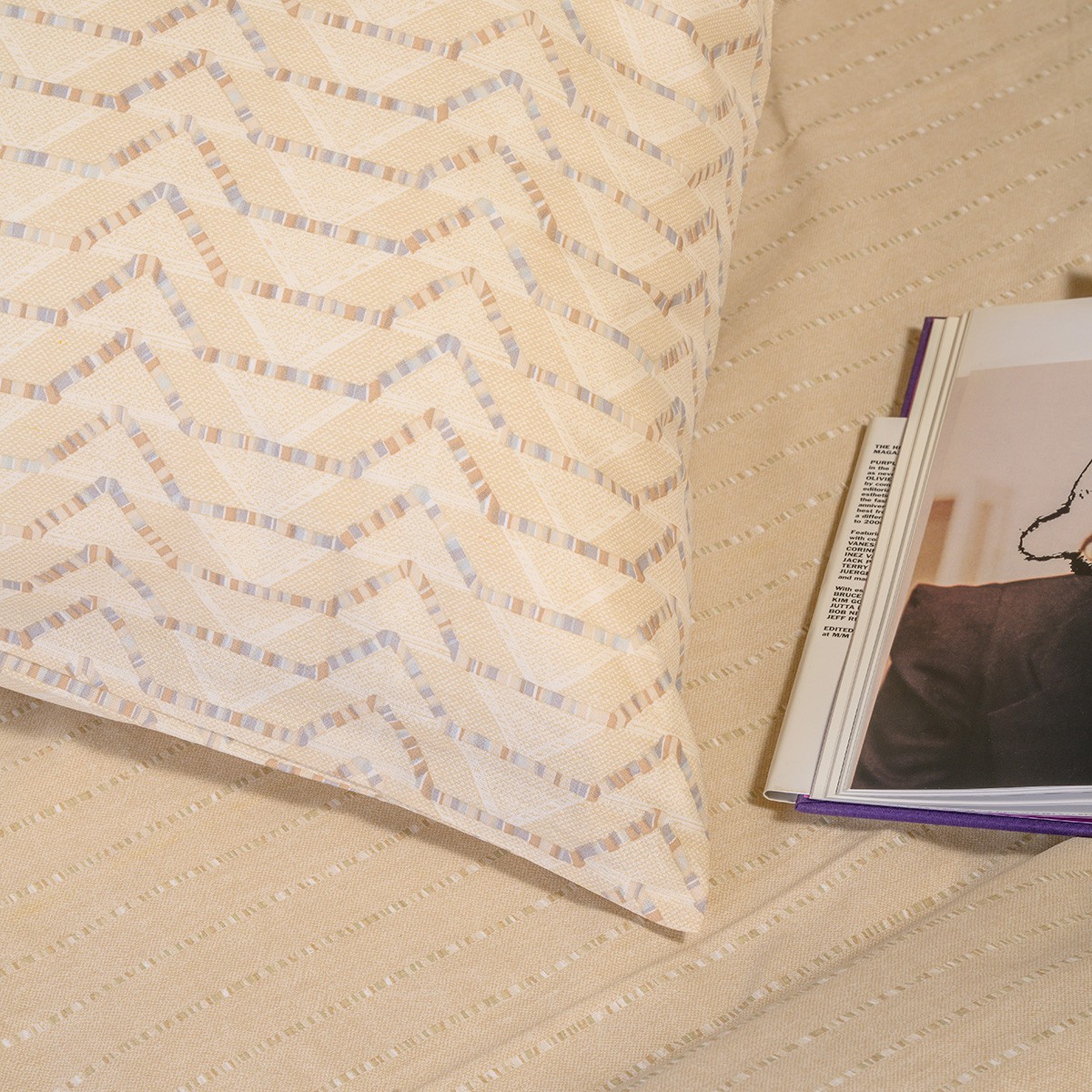 ΣΕΤ ΜΑΞΙΛΑΡΟΘΗΚΕΣ (Π) PARIS OCHRE ULTRA LINE (50X70)