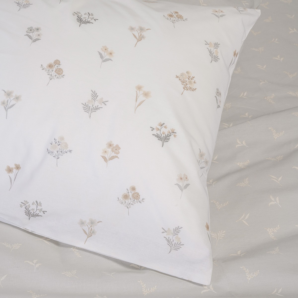 ΣΕΤ ΜΑΞΙΛΑΡΟΘΗΚΕΣ (Π) SPRING LIGHT GREY ULTRA LINE (50X70)