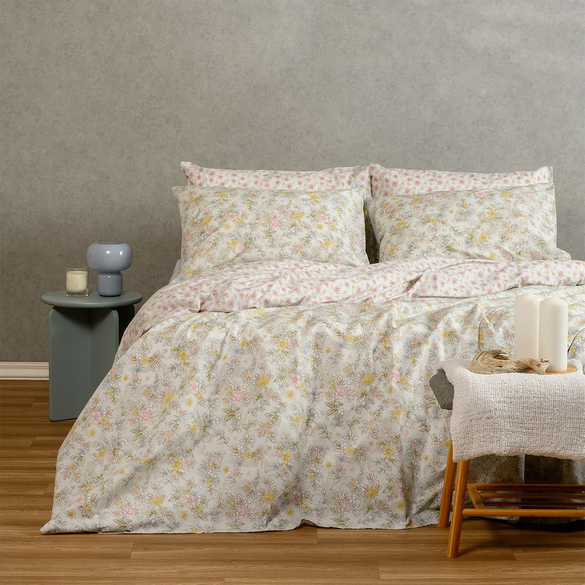 ΣΕΤ ΣΕΝΤΟΝΙΑ ΔΙΠΛΑ CHLOE AQUA CASUAL LINE (205X270)