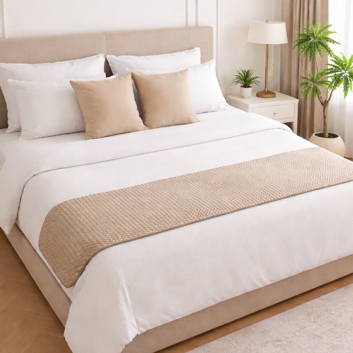 ΤΡΑΒΕΡΣΑ ΚΡΕΒΑΤΙΟΥ OMNIA GREIGE (55Χ250)