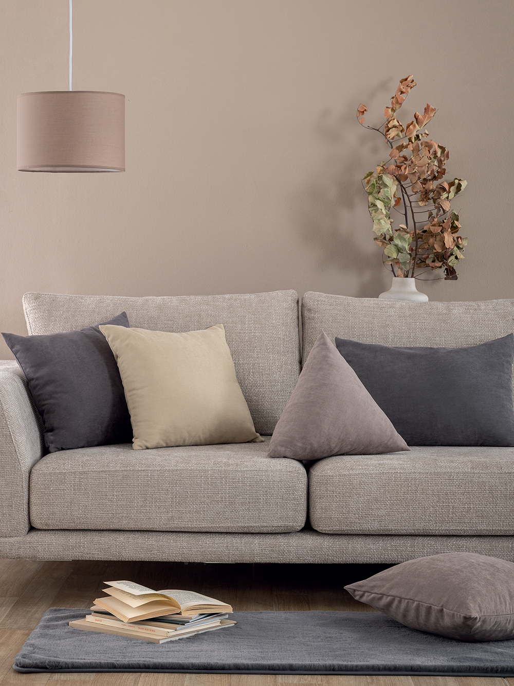 Διακοσμητική μαξιλαροθήκη 40x55 AS102 GREY