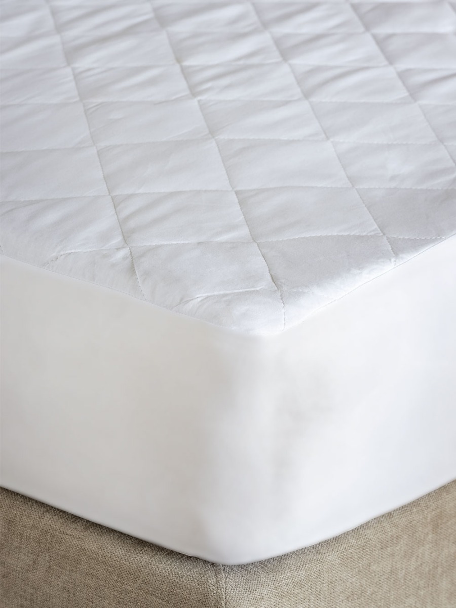 Κάλυμμα King size White Comfort 180x200+35 QUILTED-WATERPROOF