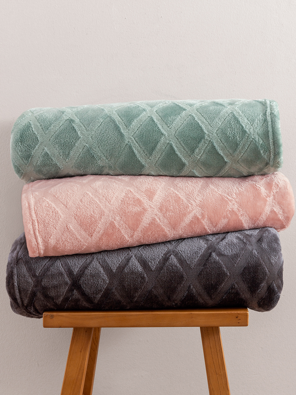 Κουβέρτα Fleece 160x240 NADINE COAL