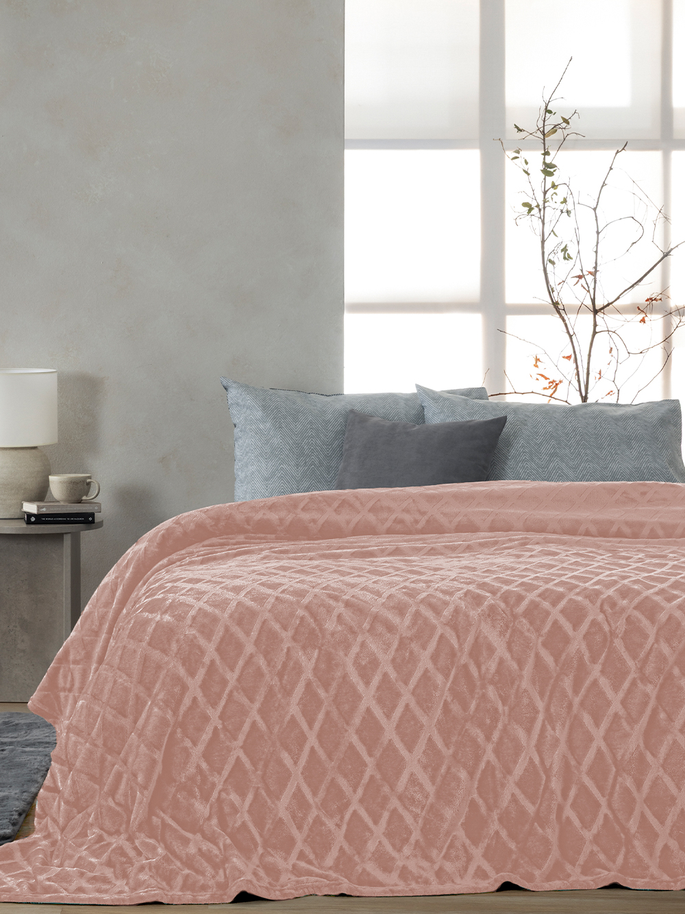 Κουβέρτα Fleece 160x240 NADINE PINK