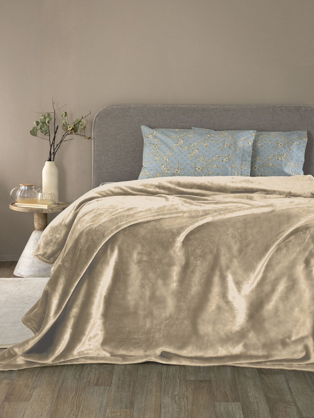 Κουβέρτα Fleece 220x240 LUCY FOG