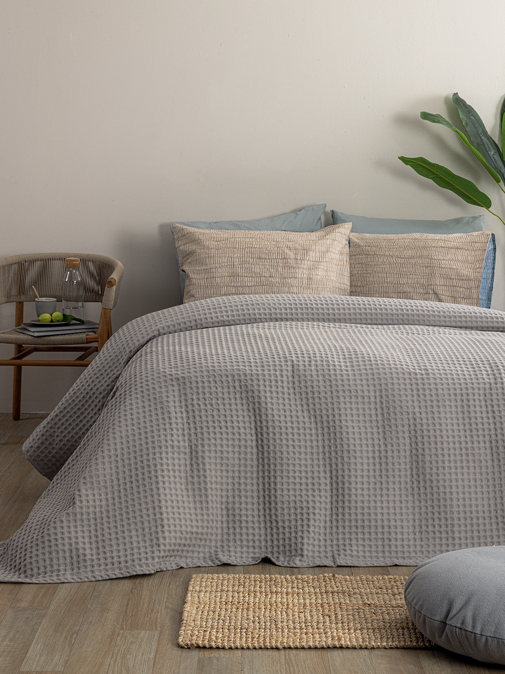 Κουβέρτα Πικέ 250x240 MARCIE GREY