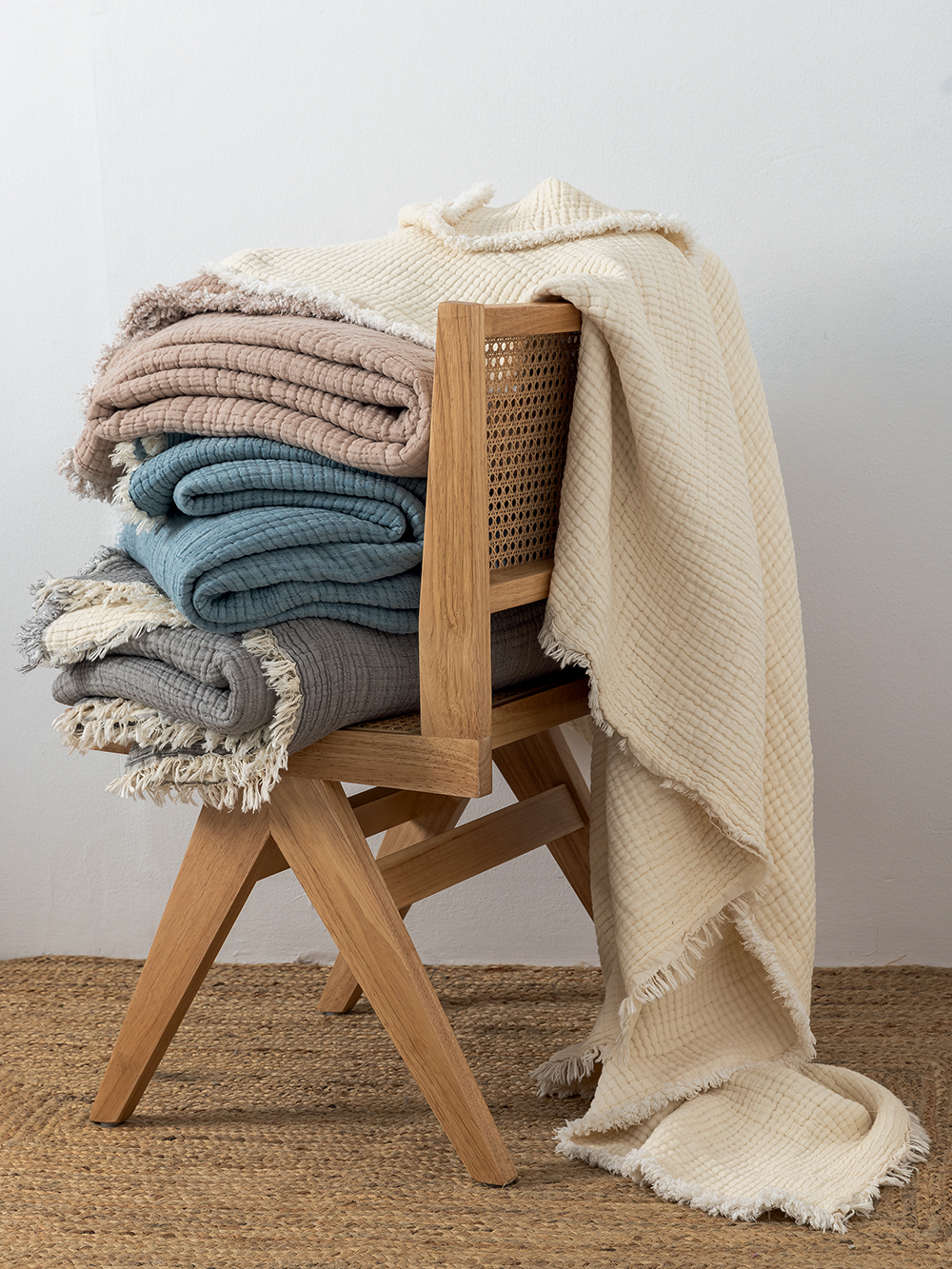 Κουβέρτα muslin 170x240 MOUS NATURAL