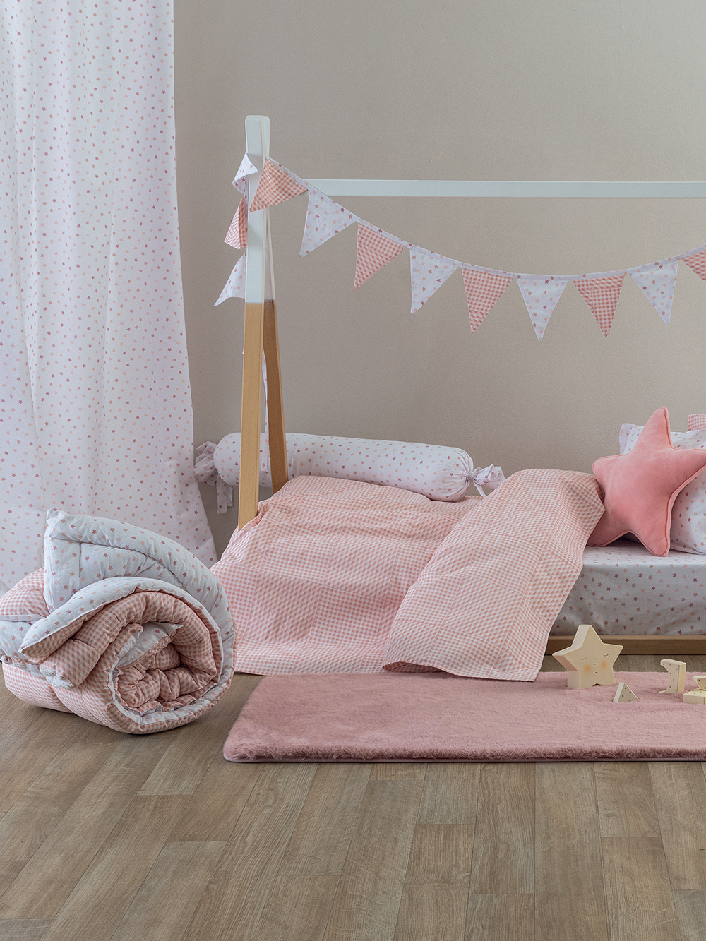 Πάπλωμα Κούνιας Bon Bon 110x150 BB100 ROSE