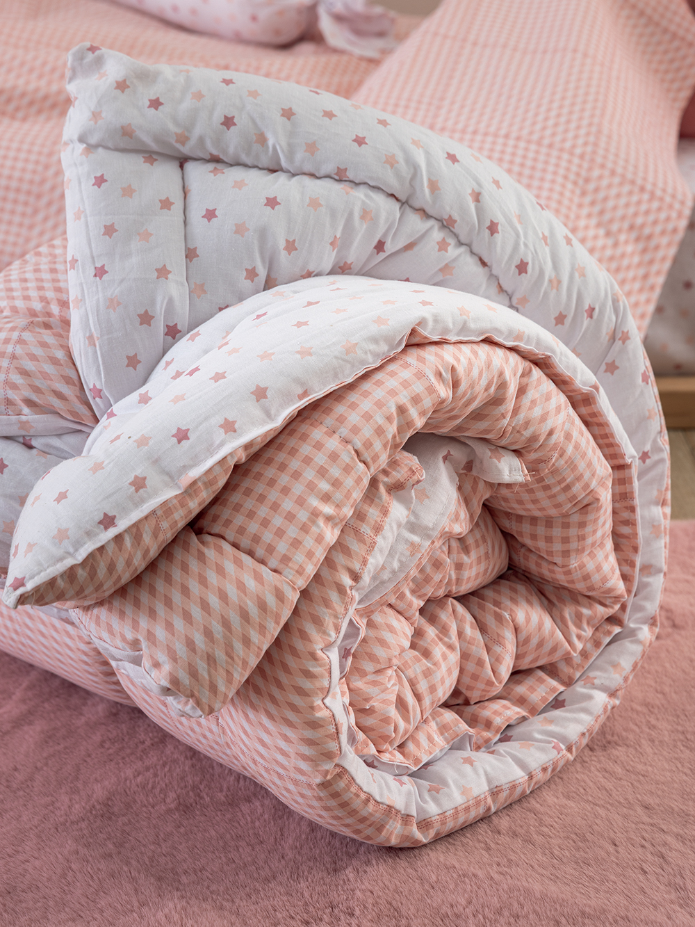 Πάπλωμα Κούνιας Bon Bon 110x150 BB100 ROSE