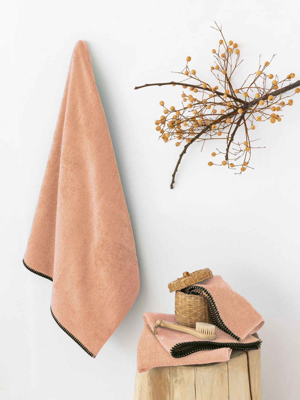 Πετσέτα Χεριών Towels Collection 30x50 BROOKLYN PEACH