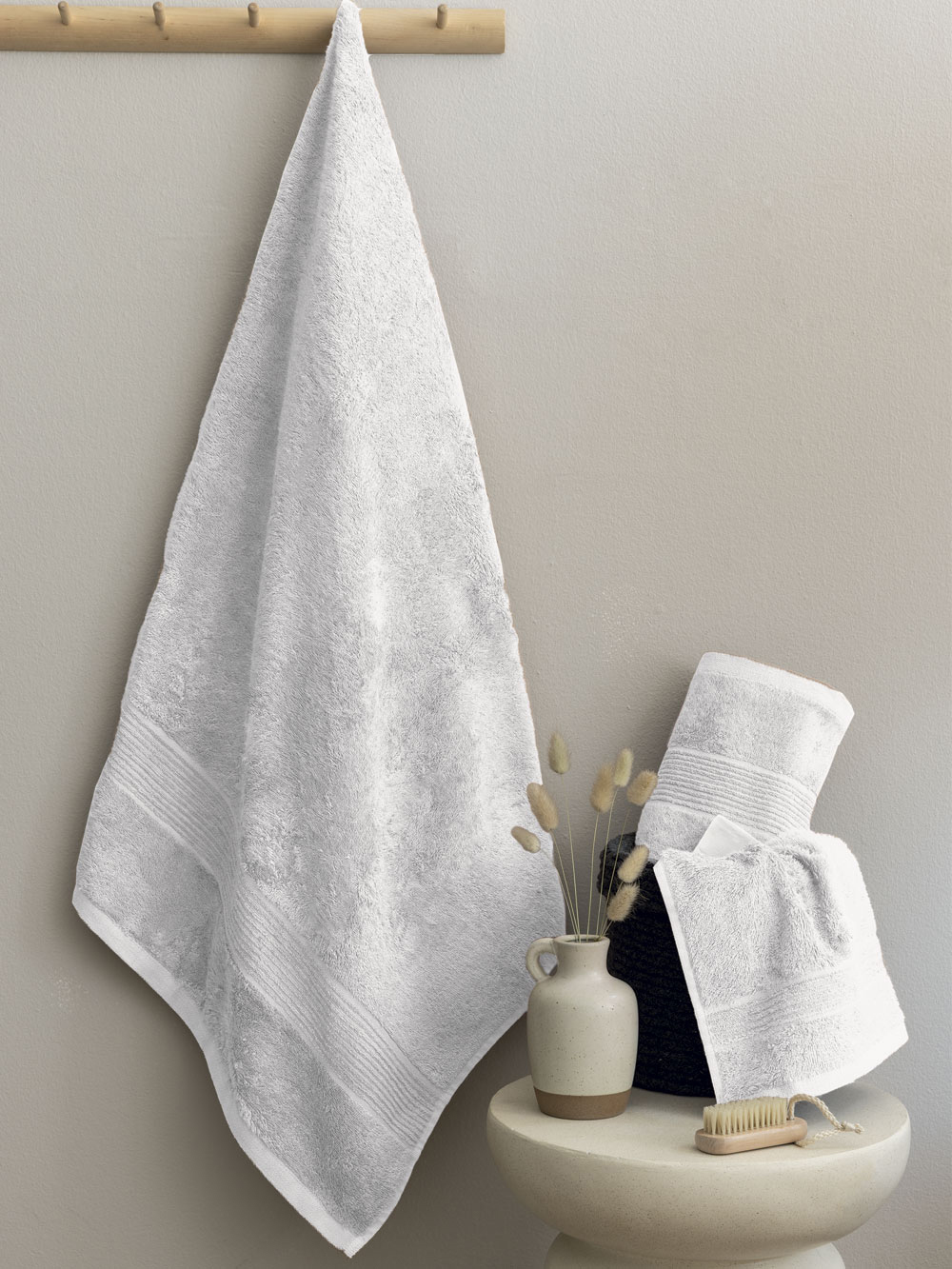 Πετσέτα Προσώπου Towels Collection 50x100 VINS WHITE