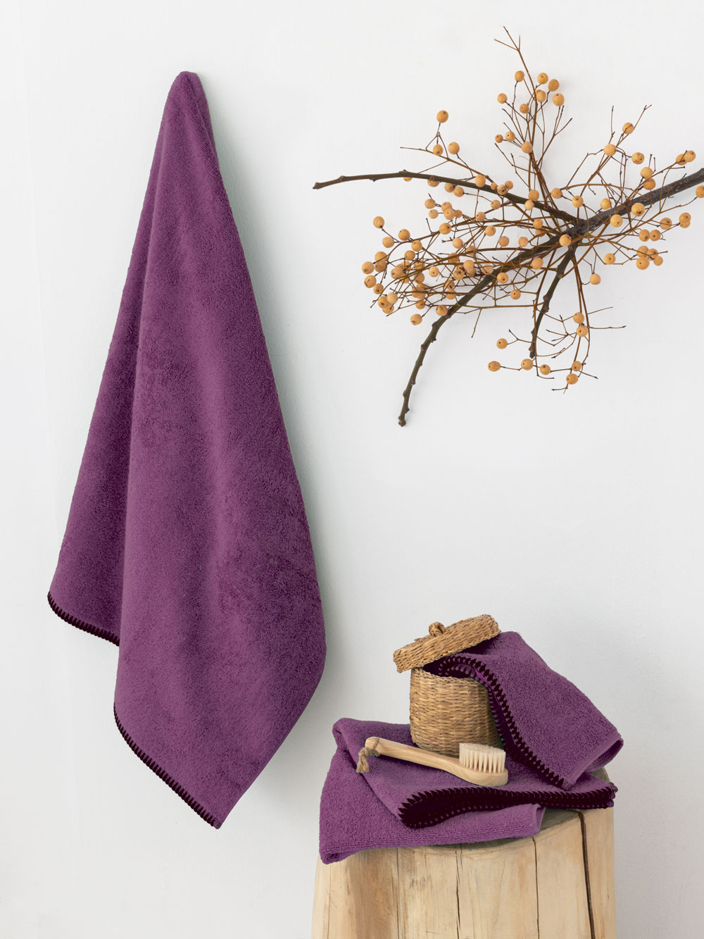 Πετσέτα Προσώπου Towels Collection 50x90 BROOKLYN CHERRY