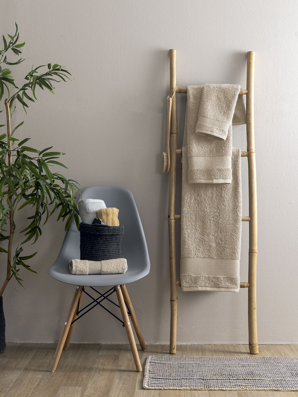 Πετσέτα Προσώπου Towels Collection 50x90 NAYA FOG