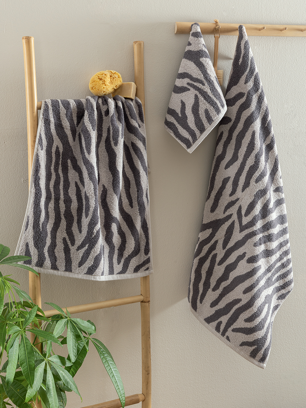 Πετσέτα Προσώπου Towels Collection 50x90 ZEB GREY