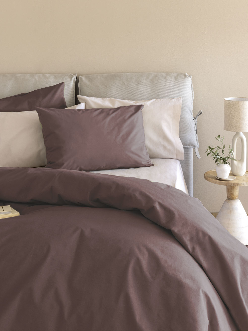 Σεντόνι King size 180x200+32 ETOILE/2 BROWN Με Λάστιχο