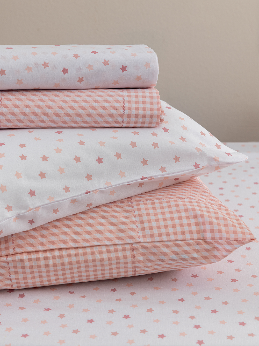 Σεντόνι Μονό 110x200+35 BB101 ROSE Με Λάστιχο