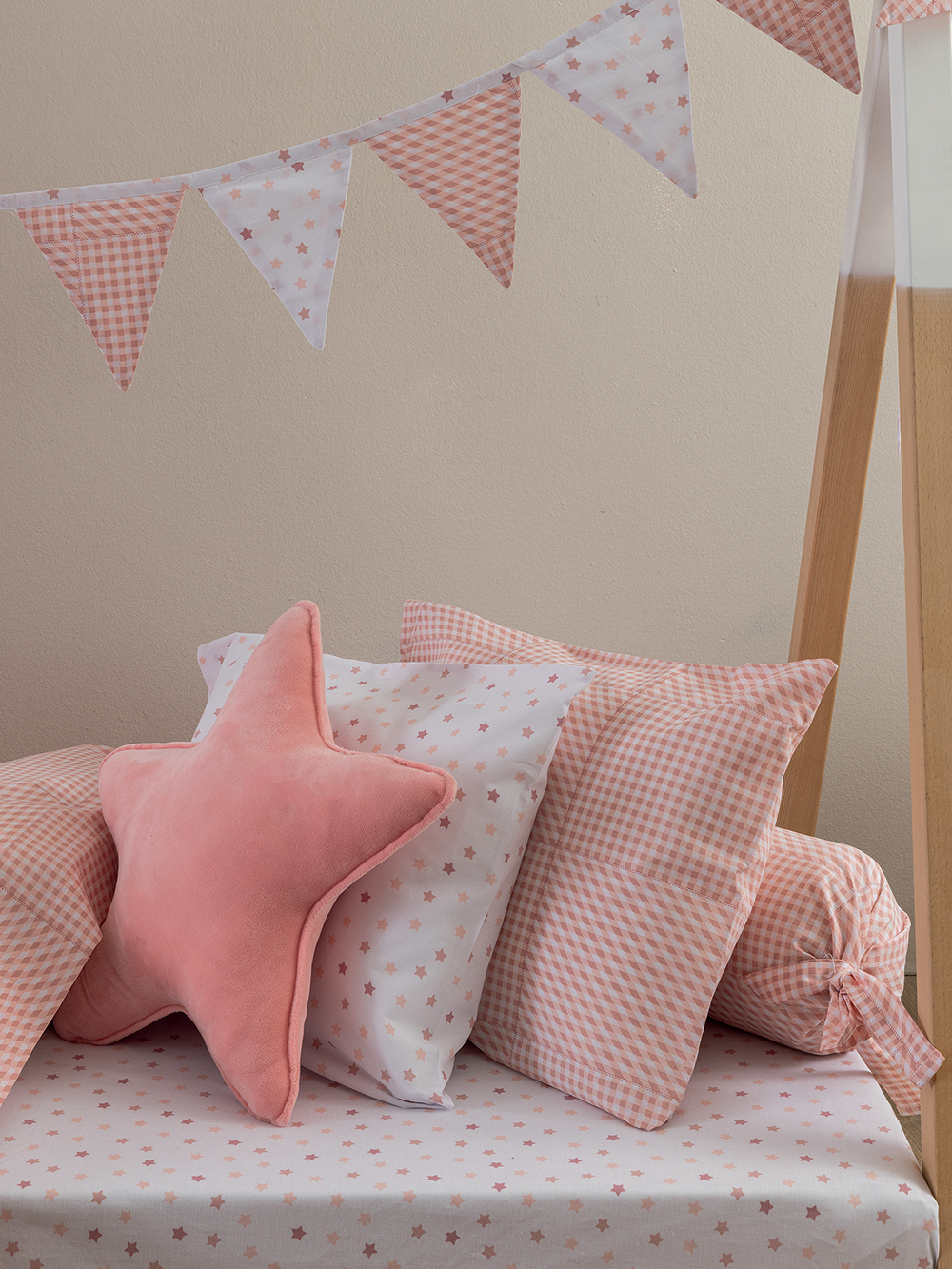 Σεντόνι Μονό 110x200+35 BB101 ROSE Με Λάστιχο