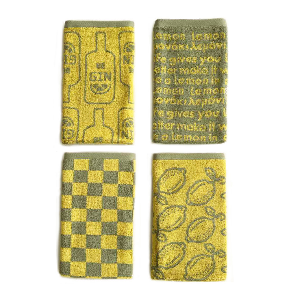 Σετ 4 Πετσέτες Κουζίνας Kitchen Towels 40x60 JACK100