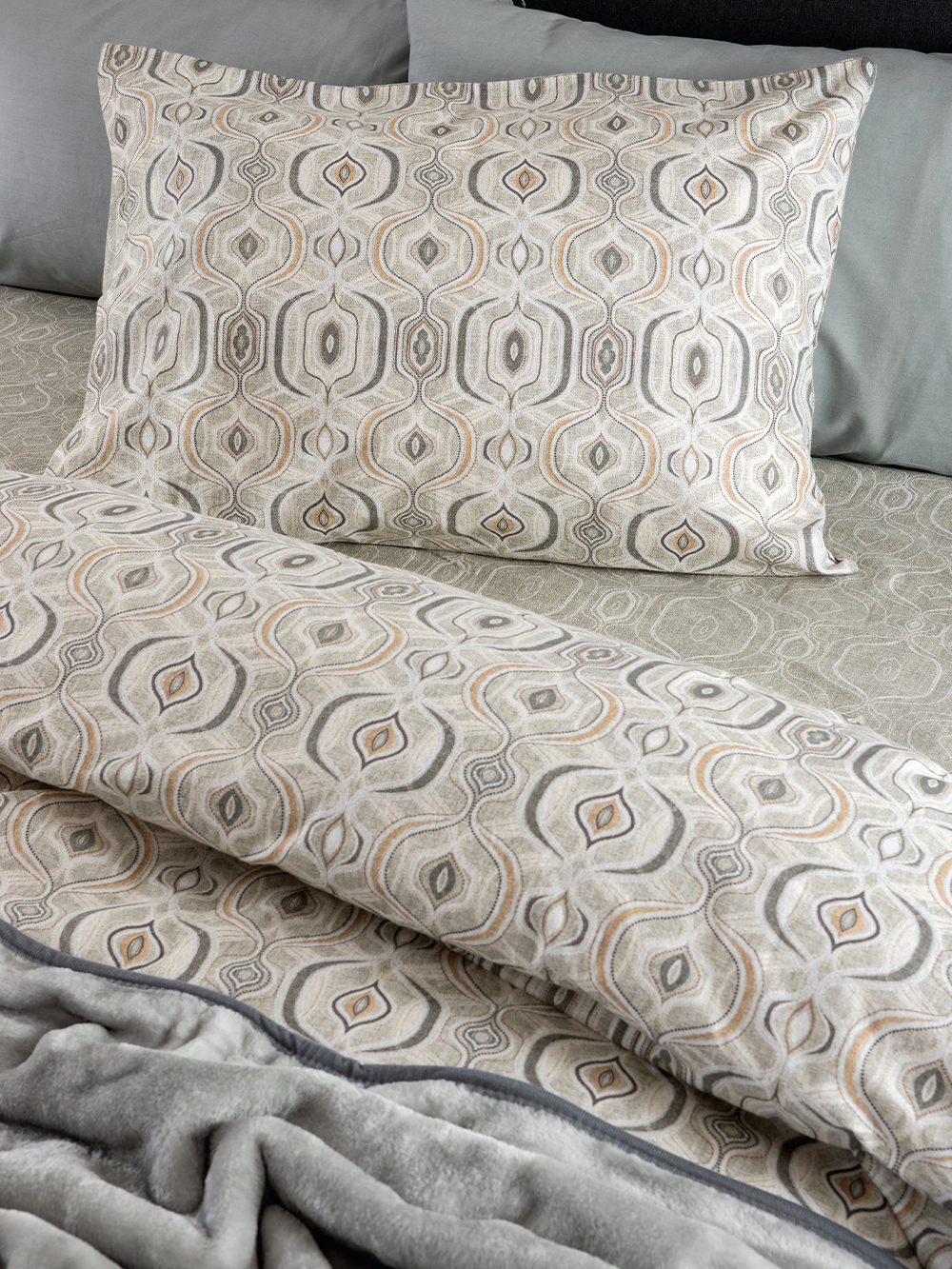 Σετ King Size Σεντόνια Flannel Beauty 280x265 FB0252