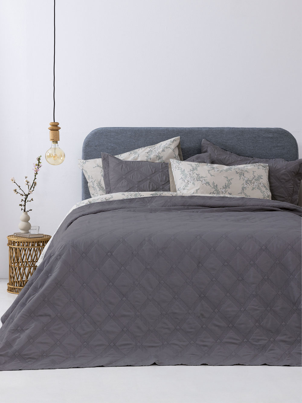 Σετ Κουβερλί King size 260x240 IFIGENEIA GREY