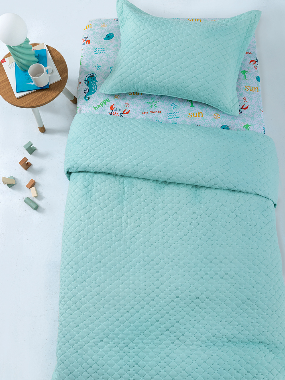 Σετ Κουβερλί υπέρδιπλο 220x240 JENN/2 AQUA