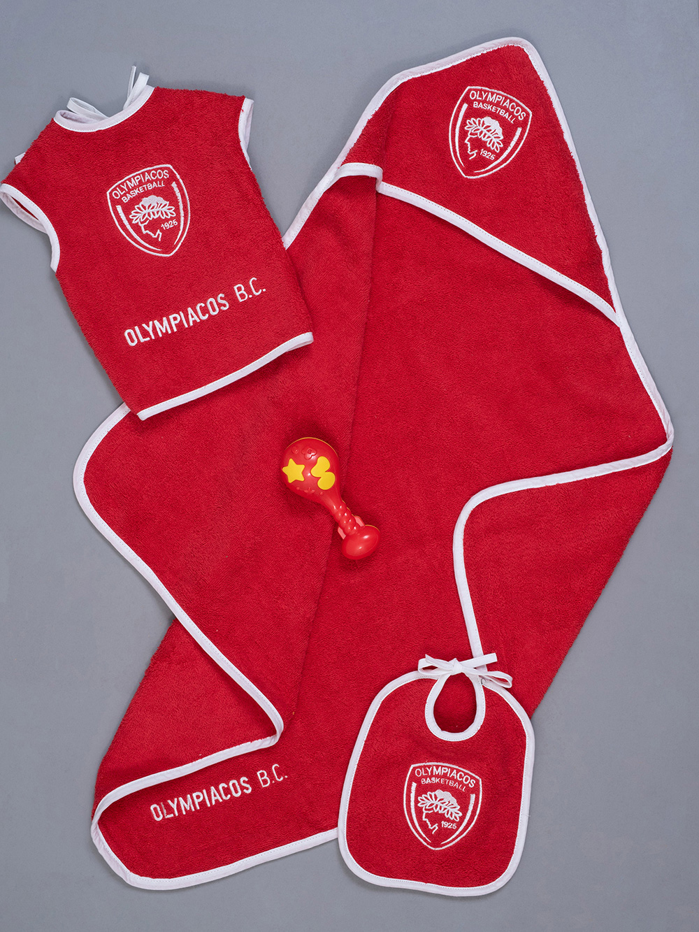 Σετ Λουτρου Βρεφικό Olympiacos B.C. OLYMPIACOS BABY BLOCK