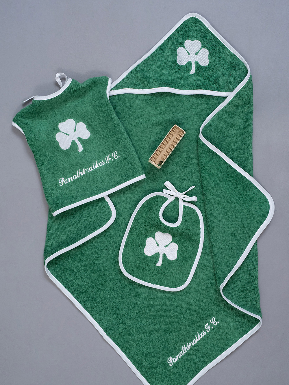 Σετ Λουτρου Βρεφικό Panathinaikos F.C.  PANATHINAIKOS BABY BLOCK