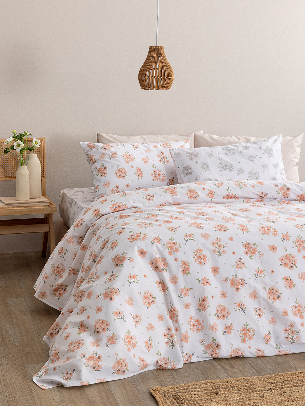Σετ Μονά Σεντόνια Fashion Life 170x260 FL6295 Χωρίς Λάστιχο