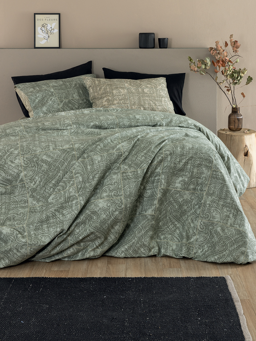 Σετ Μονά Σεντόνια Flannel Beauty 170x265 FB0241 Χωρίς Λάστιχο