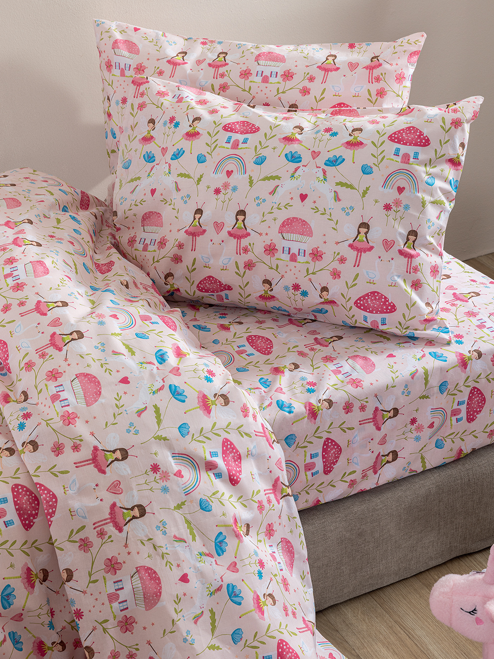 Σετ Μονά Σεντόνια My Kingdom 170x260 MK772 Χωρίς Λάστιχο