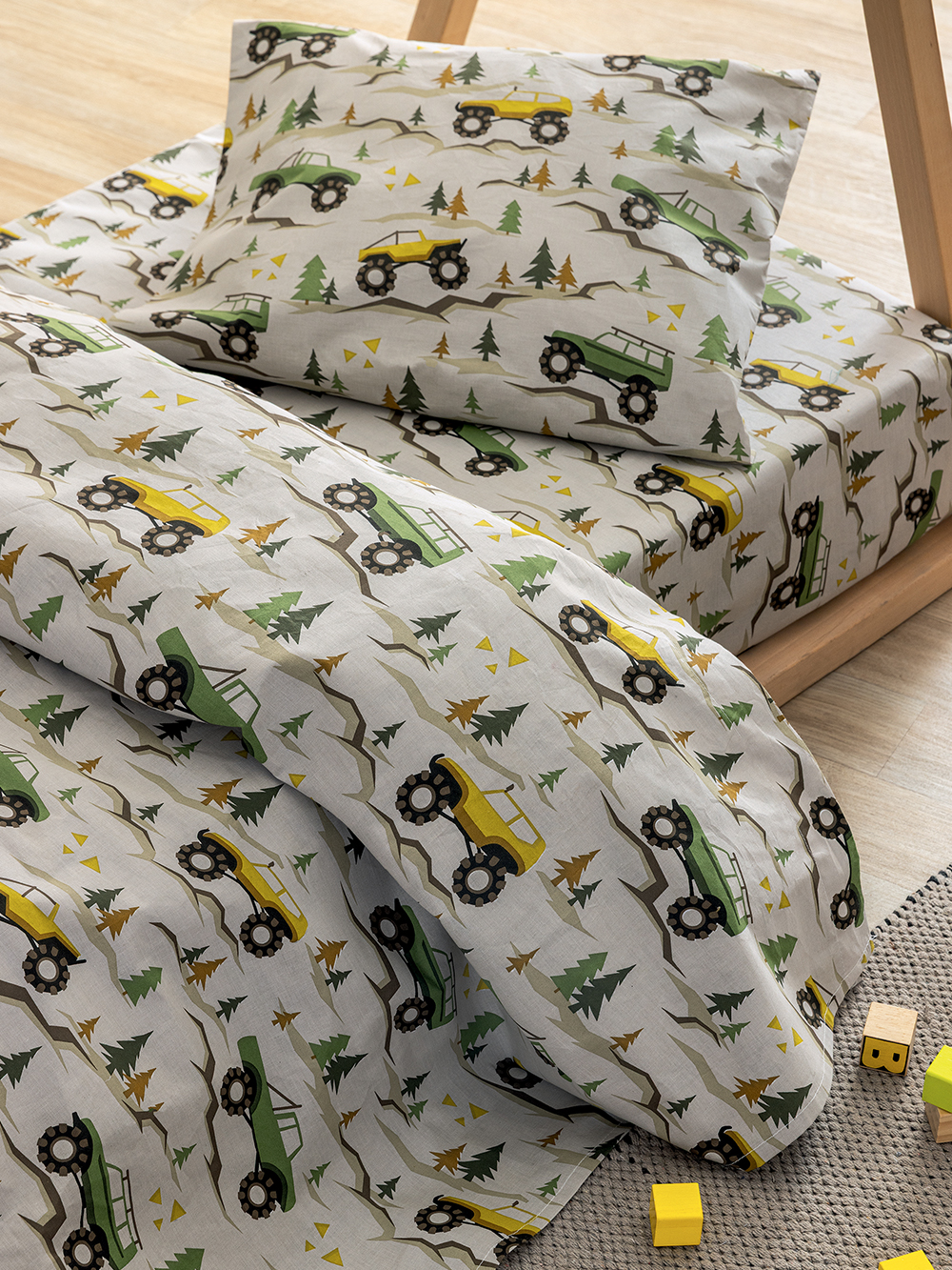 Σετ Μονά Σεντόνια My Kingdom 170x260 MK775 Χωρίς Λάστιχο