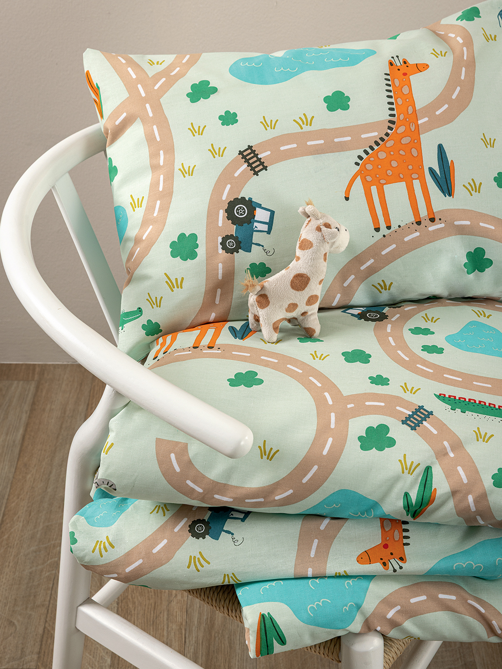 Σετ Μονά Σεντόνια My Kingdom 170x260 MK777 Χωρίς Λάστιχο