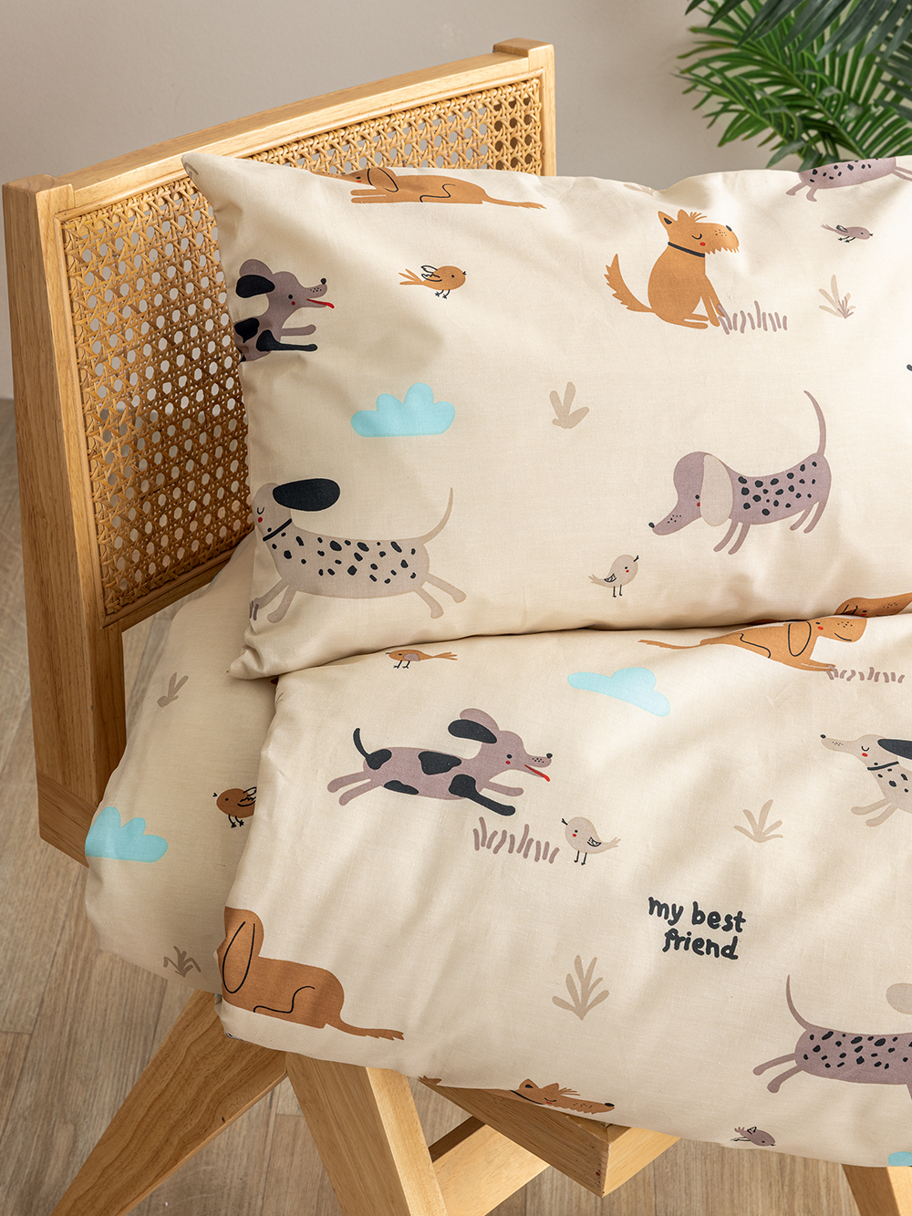 Σετ Μονά Σεντόνια My Kingdom 170x260 MK783 Χωρίς Λάστιχο