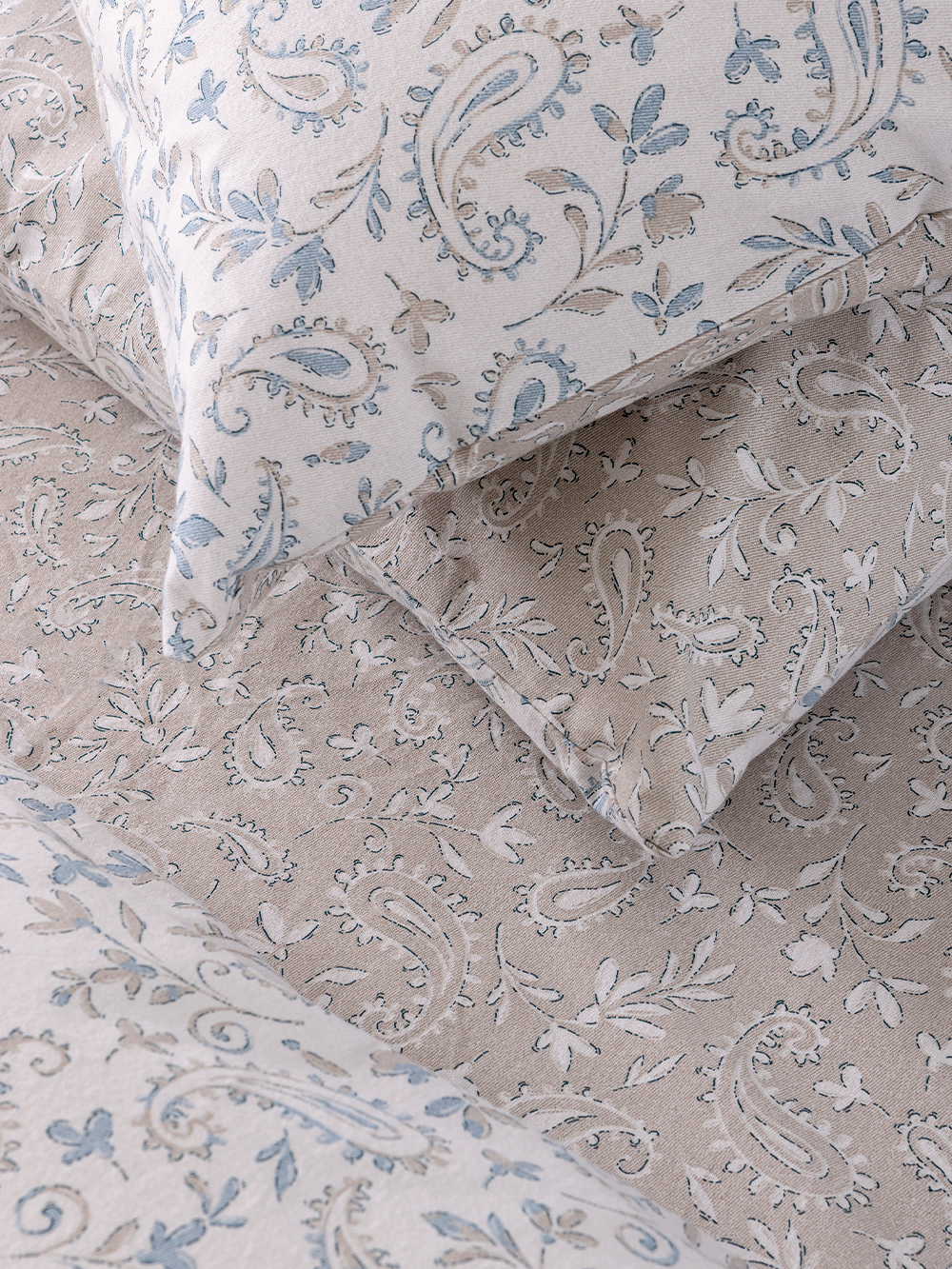 Σετ Παπλωματοθήκη Υπέρδιπλη Flannel Beauty 240x250 FB0246