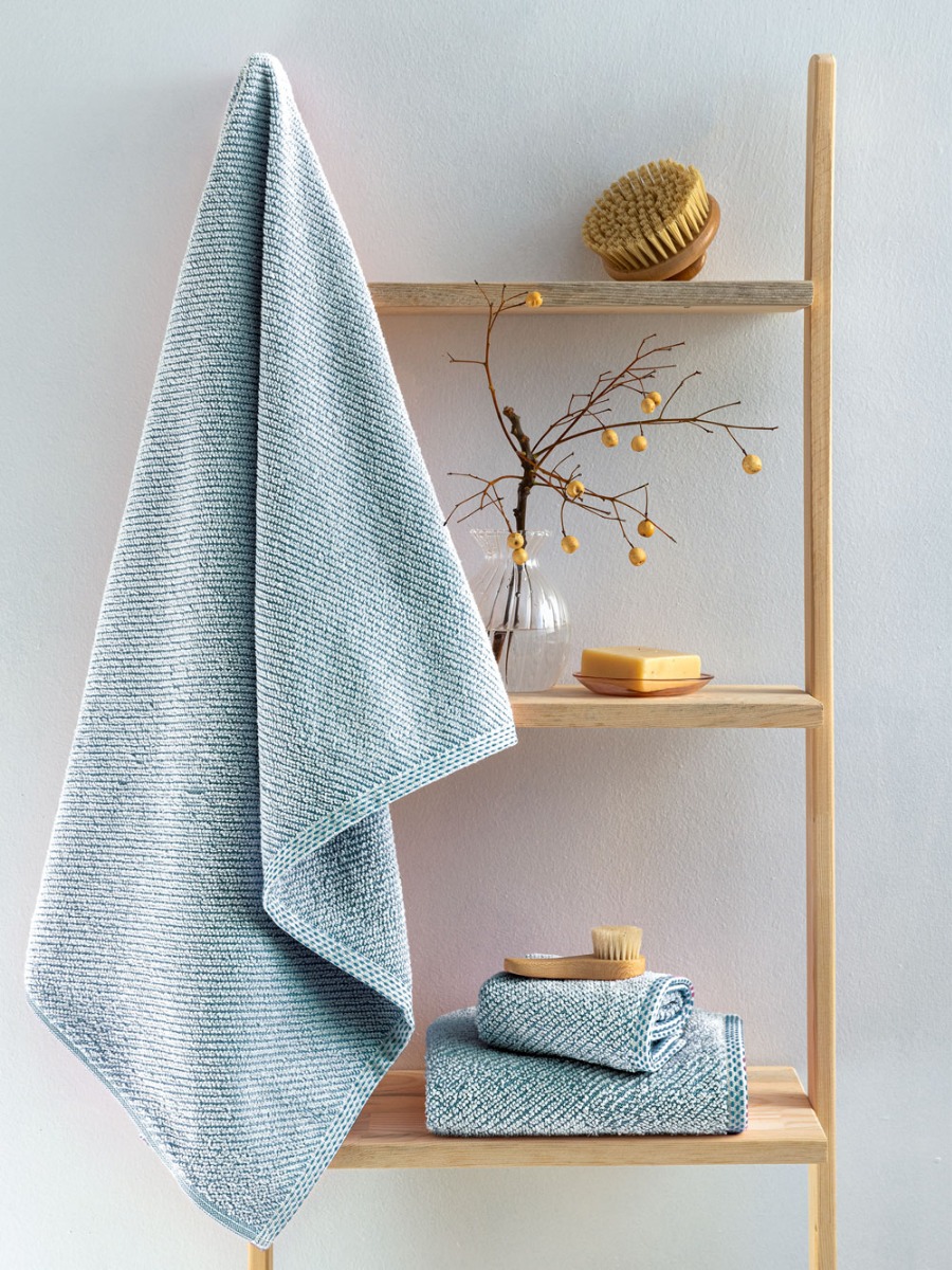 Σετ Πετσέτες (30X50, 50X90, 70X140) HARVEY BLUE