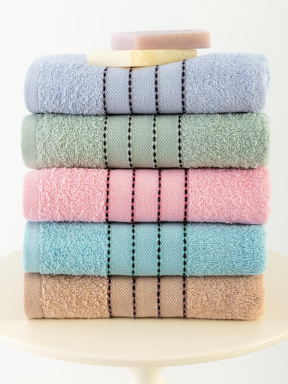 Σετ Πετσέτες (30X50, 50X90, 70X140) JUDY MOKA