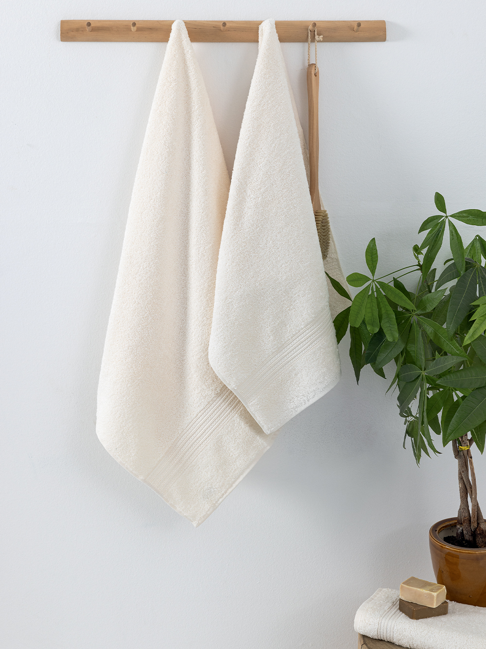 Σετ Πετσετες Towels Collection BLAN ECRU