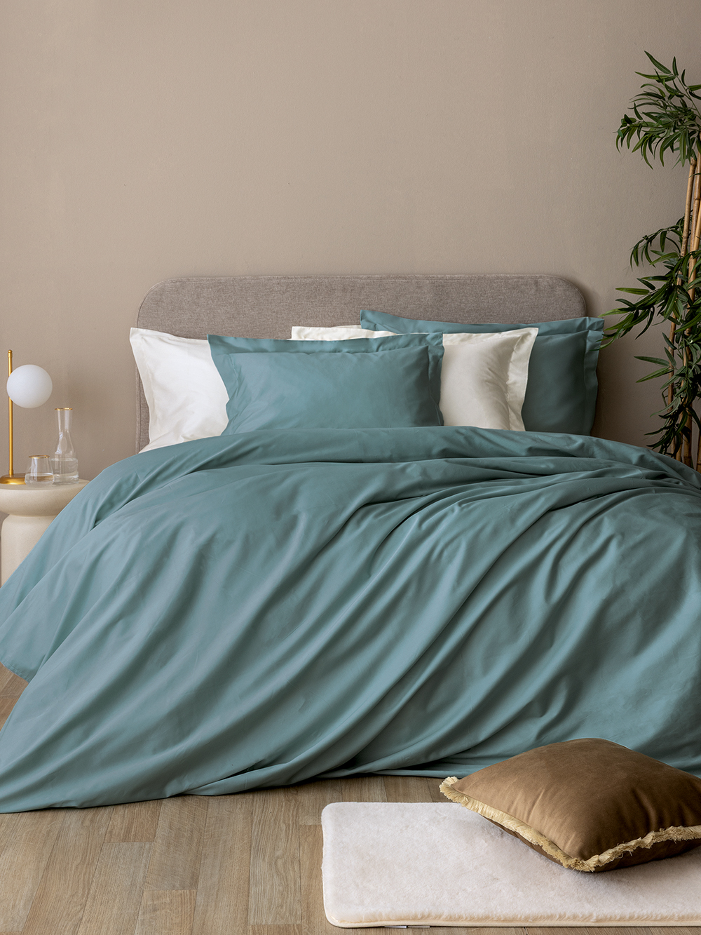 Σετ Υπέρδιπλα Σεντόνια 240x270 Posh Sateen GREEN