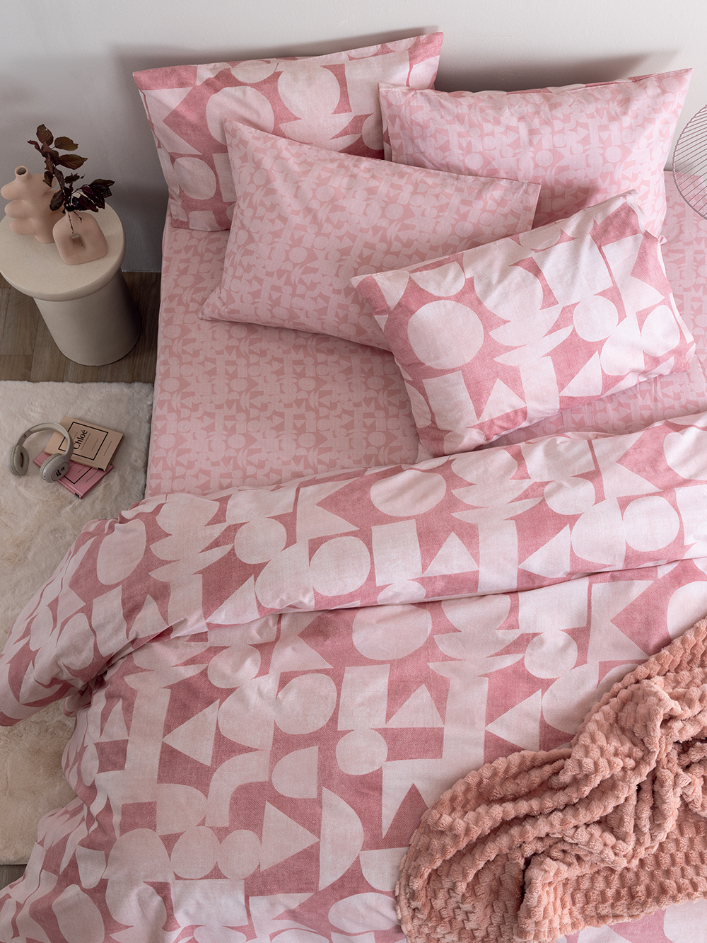 Σετ Υπέρδιπλα Σεντόνια Fashion Life 240x260 FL6289 Χωρίς Λάστιχο