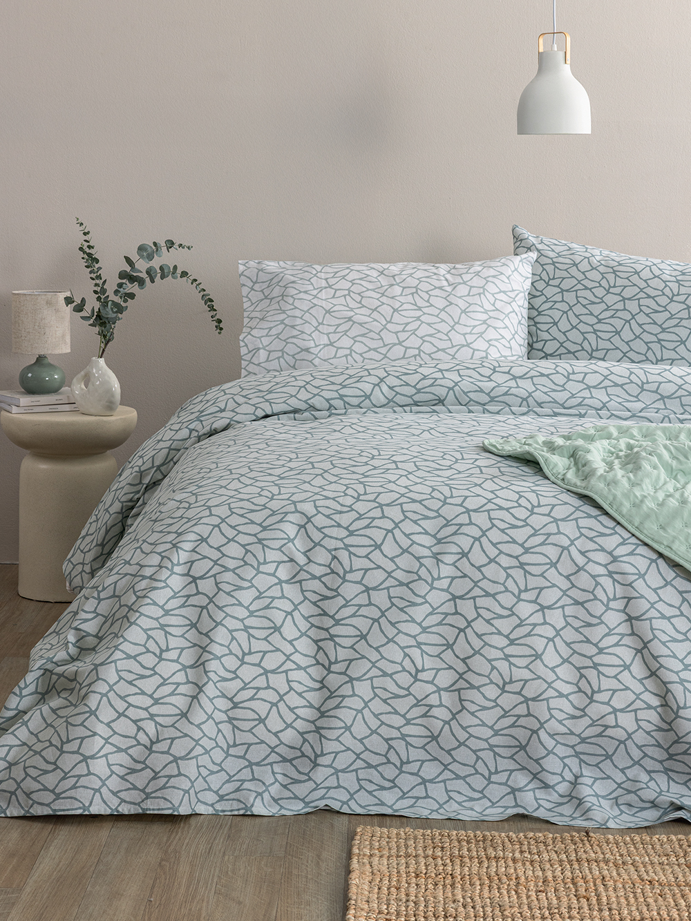 Σετ Υπέρδιπλα Σεντόνια Fashion Life 240x260 FL6296 Χωρίς Λάστιχο