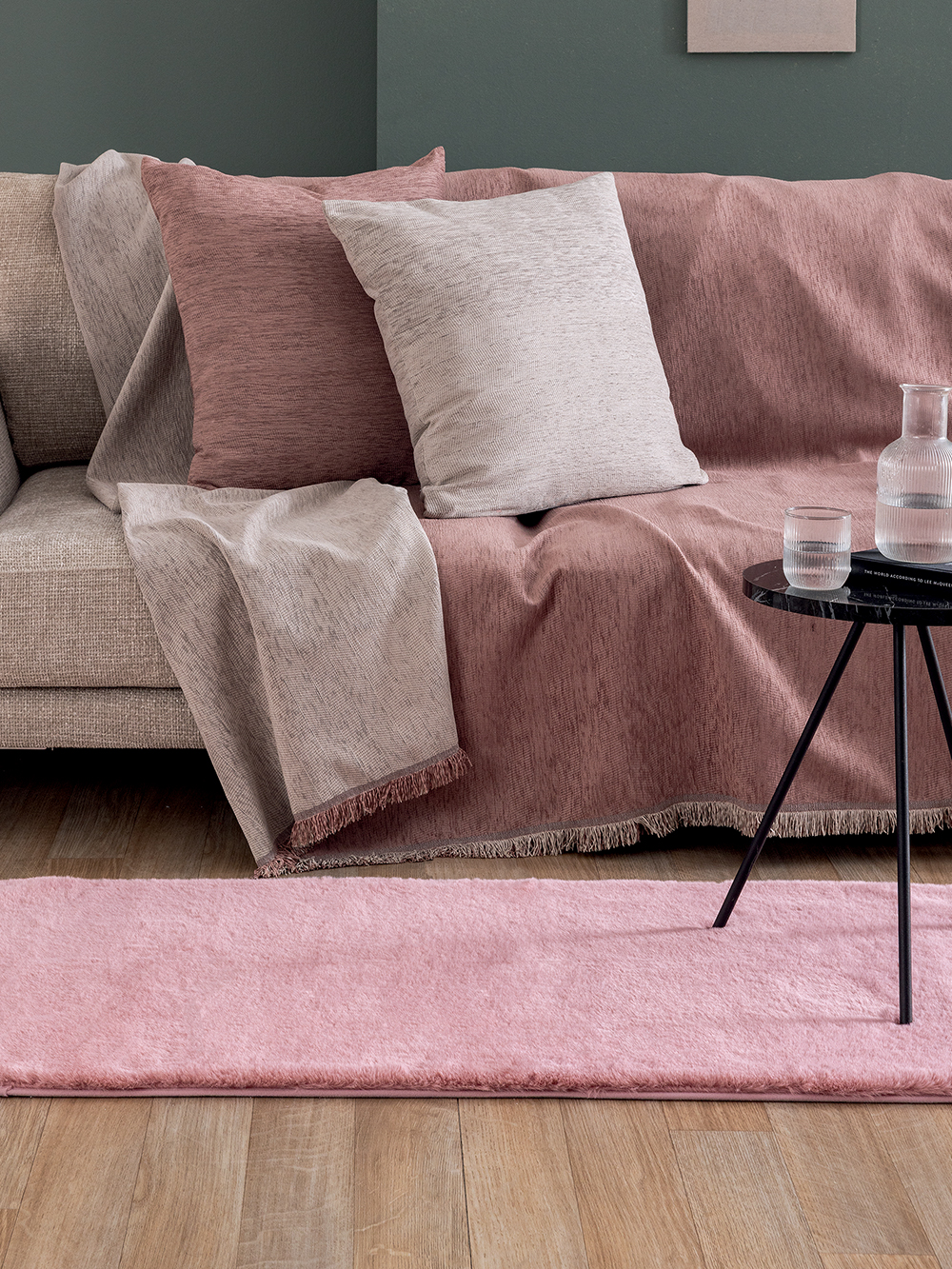 Ταπέτο κρεβατοκάμαρας 60x140 LAGOS PINK
