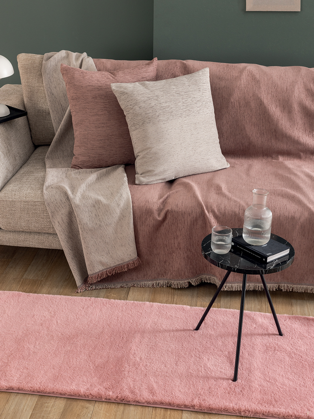Ταπέτο κρεβατοκάμαρας 60x140 LAGOS PINK