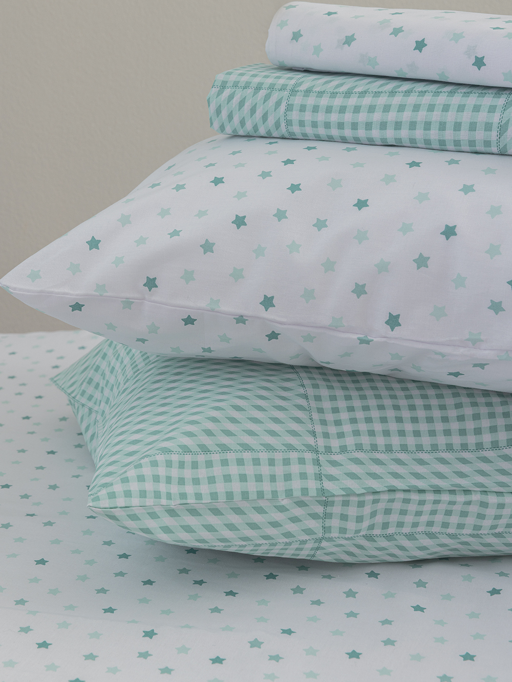 Ζεύγος Μαξιλαροθήκες 52x72 BB101 AQUA