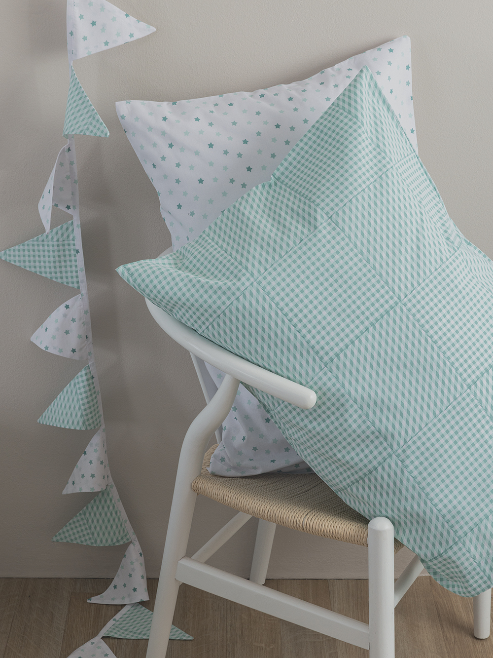 Ζεύγος Μαξιλαροθήκες 52x72 BB101 AQUA